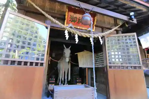 三春大神宮の狛犬