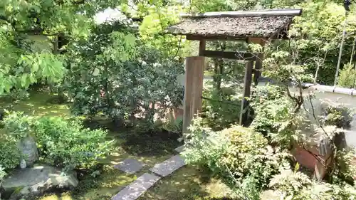 慈受院門跡の庭園