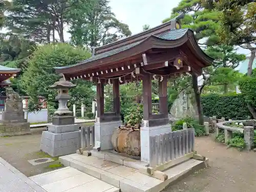 薭田神社の手水舎