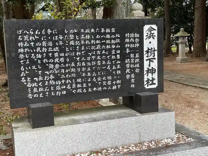 樹下神社(今浜)(滋賀県)