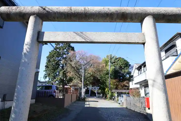 岩槻愛宕神社の鳥居