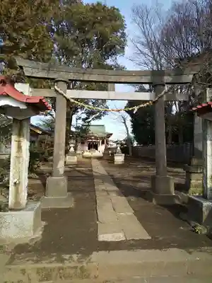 和田稲荷神社の鳥居