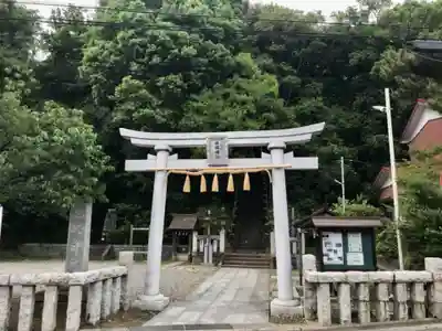 白旗神社（品濃白旗神社）の鳥居