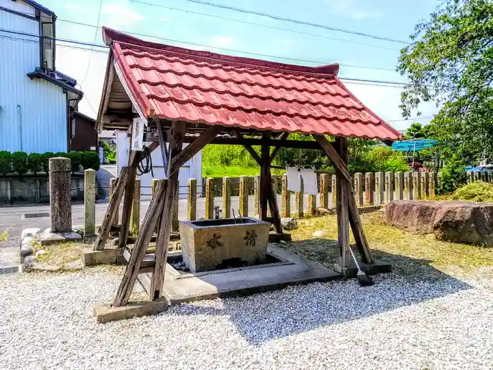神明社(茶屋神明社)の手水舎