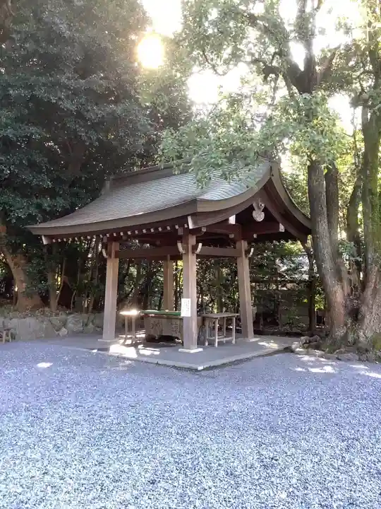 氷上姉子神社(熱田神宮摂社)の手水舎