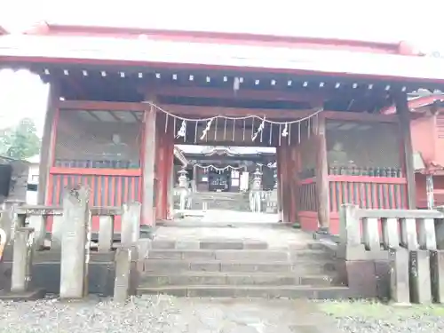 上野国一社八幡八幡宮の山門・神門