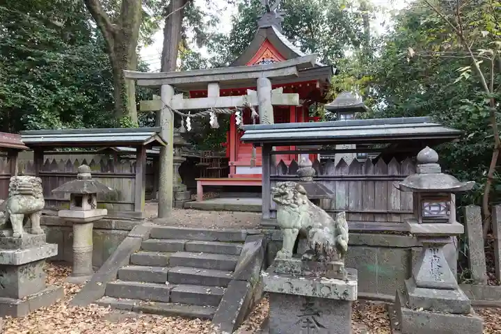 鏡作坐天照御魂神社の末社・摂社