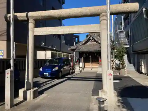 宝禄稲荷神社（穴八幡宮境外末社）の鳥居