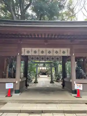 駒木諏訪神社の山門・神門