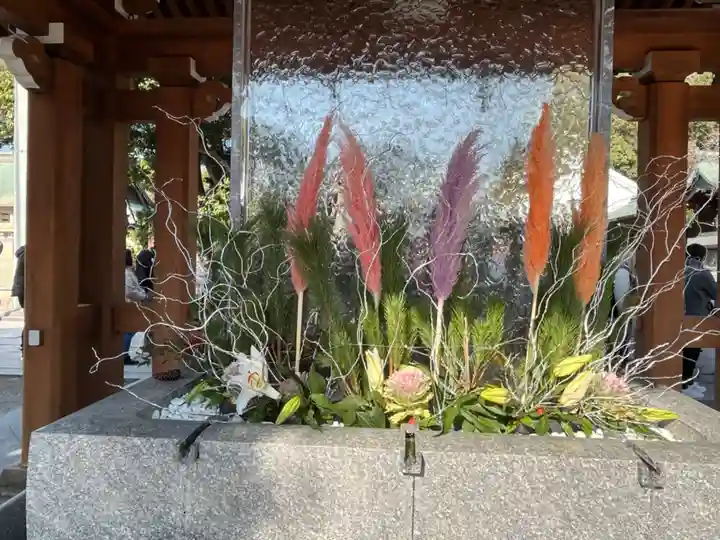 宮地嶽神社の手水舎