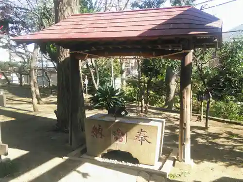 松が丘北野神社の手水舎