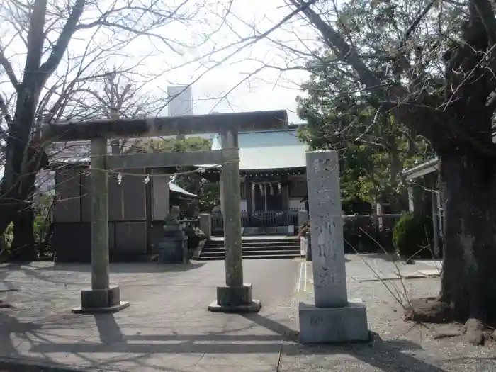 野庭神明社の鳥居