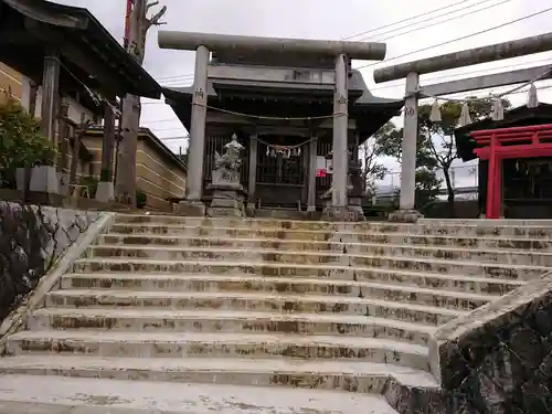 水の郷大六天社の鳥居