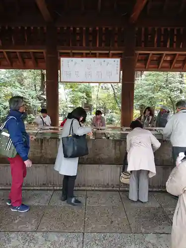 靖國神社の手水