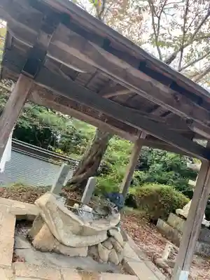 恒冨八幡宮の手水舎