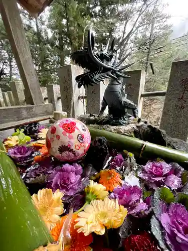 九頭龍神社の手水