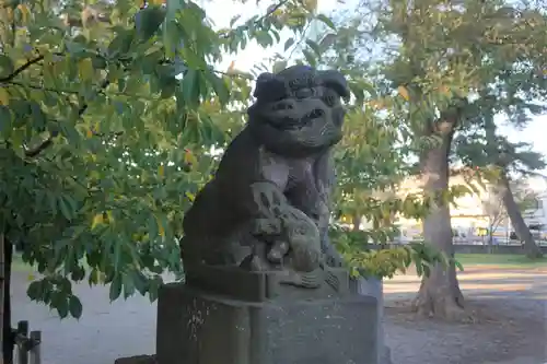 下石原八幡神社の狛犬