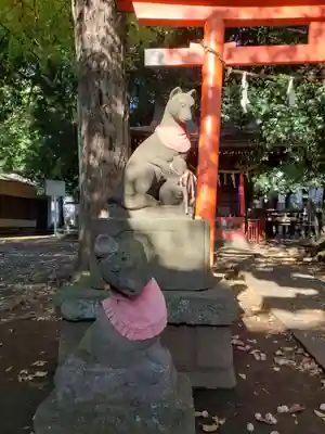 松庵稲荷神社の狛犬