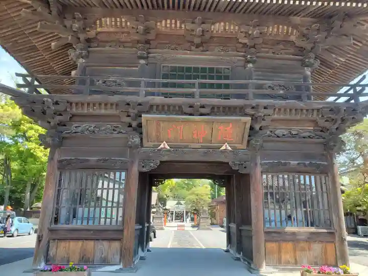 玉村八幡宮の山門・神門