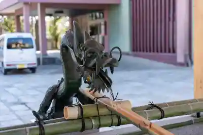 難波大社 生國魂神社の手水舎