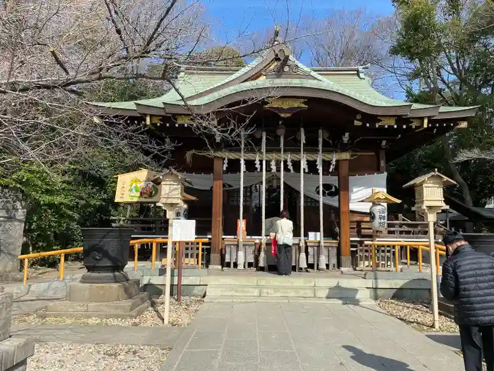 鎮守氷川神社の本殿・本堂