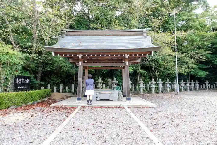 巴江神社の手水舎