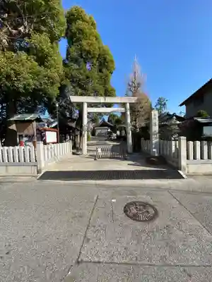 羊神社の鳥居