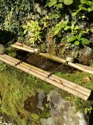 西明寺の手水舎