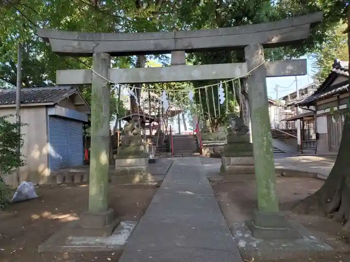 牟礼神明社の鳥居