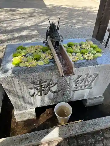 川越八幡宮の手水