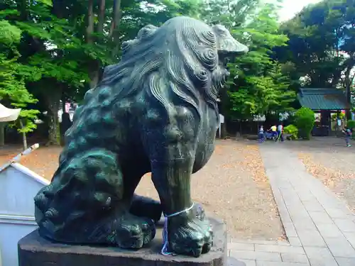 下総野田愛宕神社の狛犬