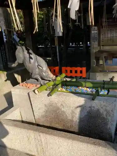 護王神社の手水舎