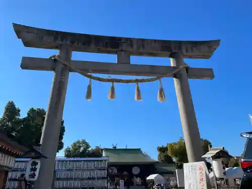 難波大社　生國魂神社の鳥居
