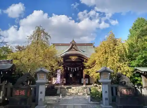 牛天神北野神社の本殿・本堂