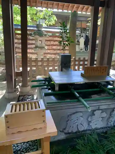 駒木諏訪神社の手水舎