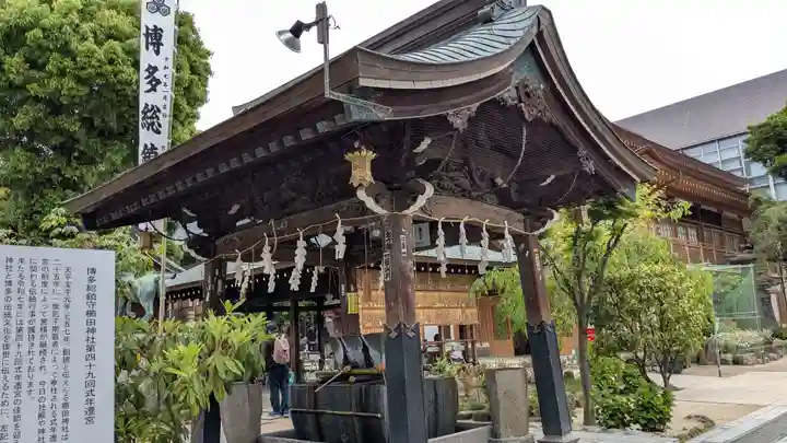 櫛田神社の手水舎