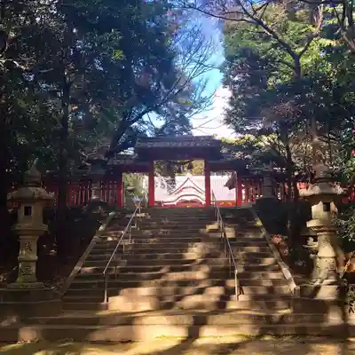 山中八幡宮の山門・神門