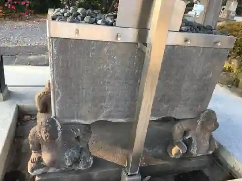 武州柿生琴平神社の手水舎