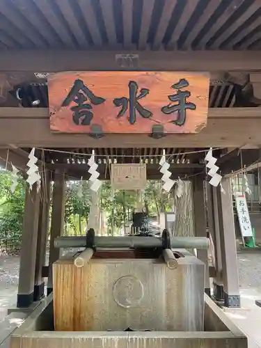 世田谷八幡宮の手水舎