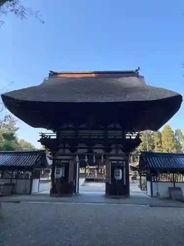 沙沙貴神社の山門