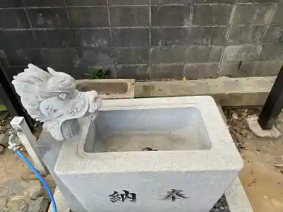 紫竹稲荷神社の手水舎