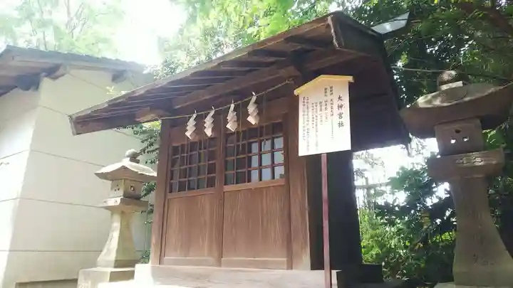 南沢氷川神社の末社・摂社