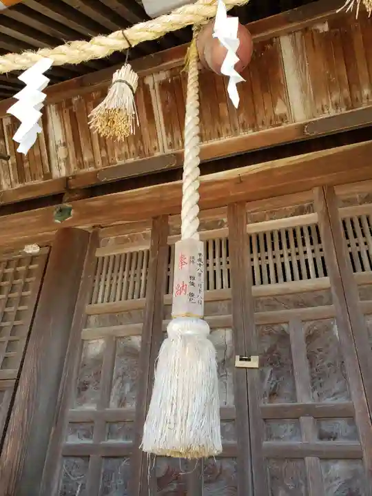 村社江尻神社の本殿・本堂