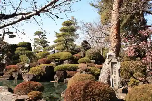 甲斐善光寺の庭園