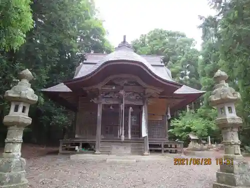 亀賀森神社の本殿・本堂