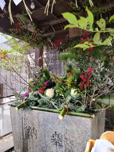 國魂神社の手水