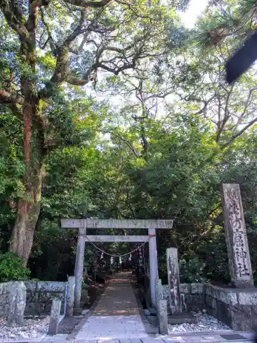 花窟神社の鳥居