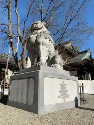 寒川神社の狛犬