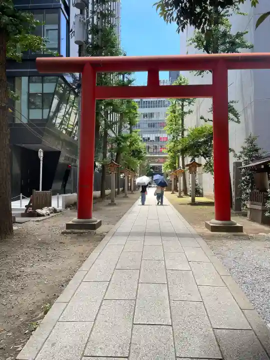 花園神社の鳥居