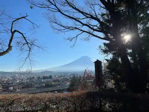 新倉富士浅間神社の景色